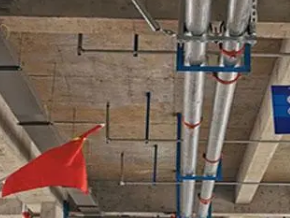 南岳管廊支架的安装方法